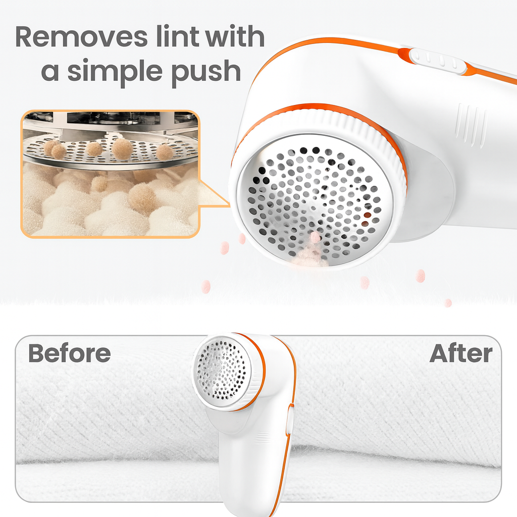 Electric Lint Remover for Clothes (Pack of 1) | Woolen Sweater Bur Remover Machine | Fabric Shaver for Removing Fuzz, Pills & Bubbles from Jackets & Blankets