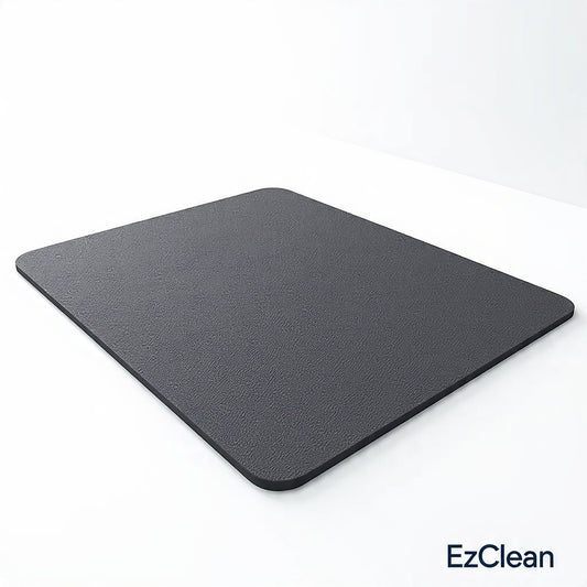 EzClean Premium Silicone Dish Drying Mat for Kitchen | Super Water Absorbent & Fast Drying | Anti-Bacterial, Heat-Resistant Mat for Wet Utensils & Glasses | Easy Clean Counter